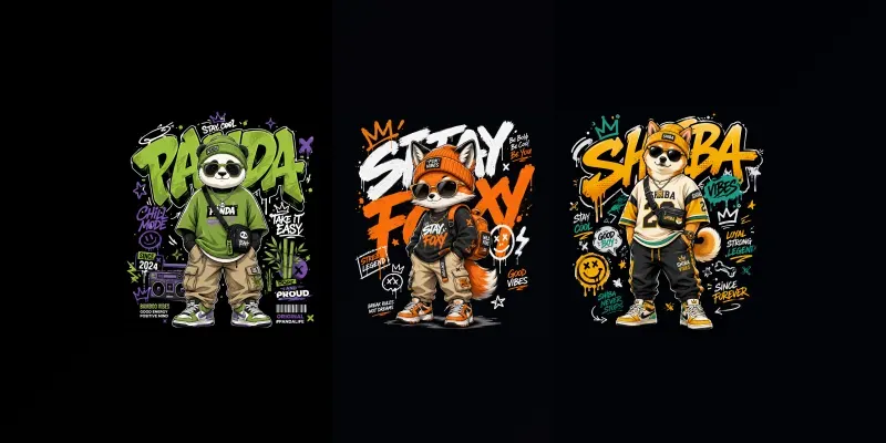 Urban Street Character Tee generated by undefined