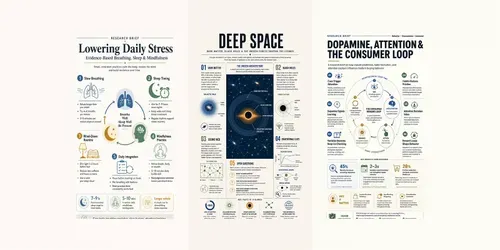 Modern Research Brief Posters generated by chatgpt-image