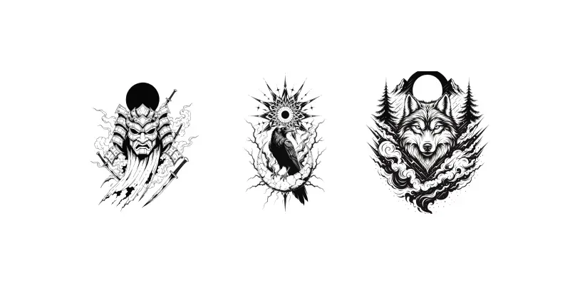 High Quality Tattoo Stencils generated by undefined