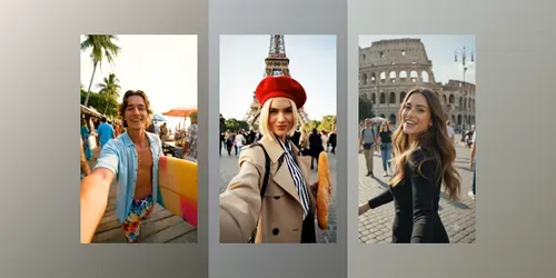 Cinematic Pov Travel Vlog Videos generated by veo