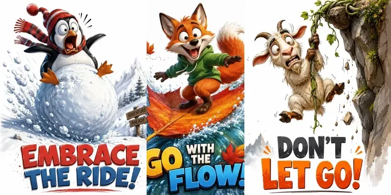 Funny Animal Posters generated by undefined