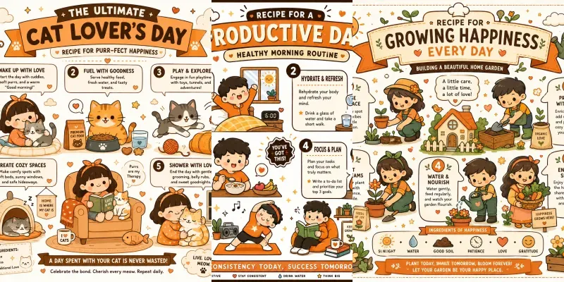 Cute Recipe Infographic Generator generated by undefined