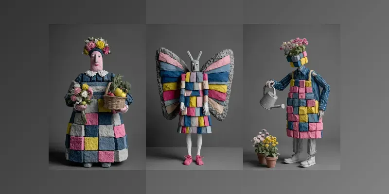 3D Paper Dolls generated by undefined