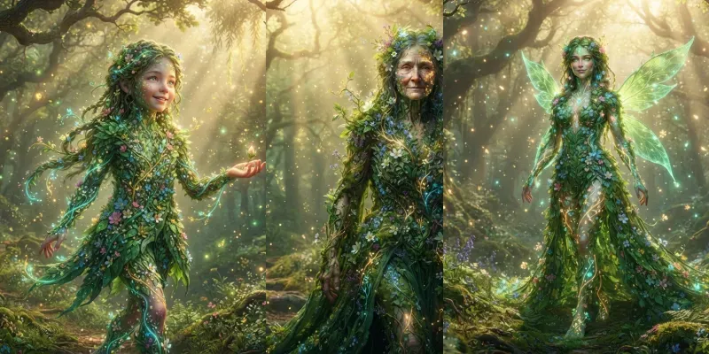 Ethereal Forest Spirits generated by undefined