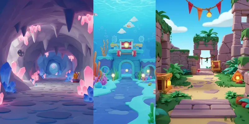 Whimsical Worlds In 3D generated by undefined