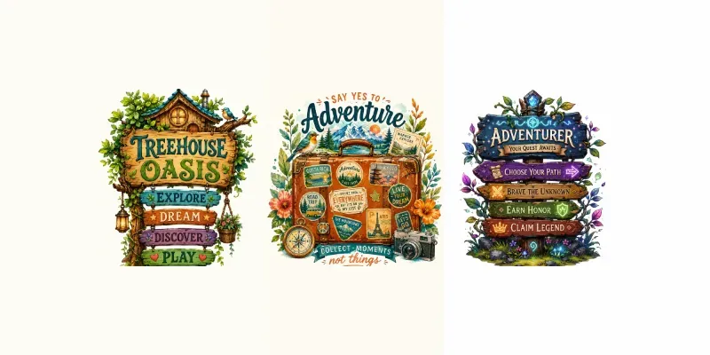 Adventure Sign Art generated by undefined