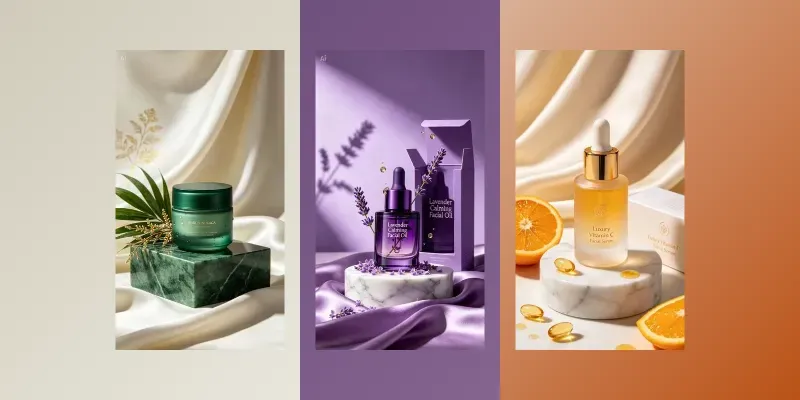 Luxury Cosmetic Product Ads generated by undefined