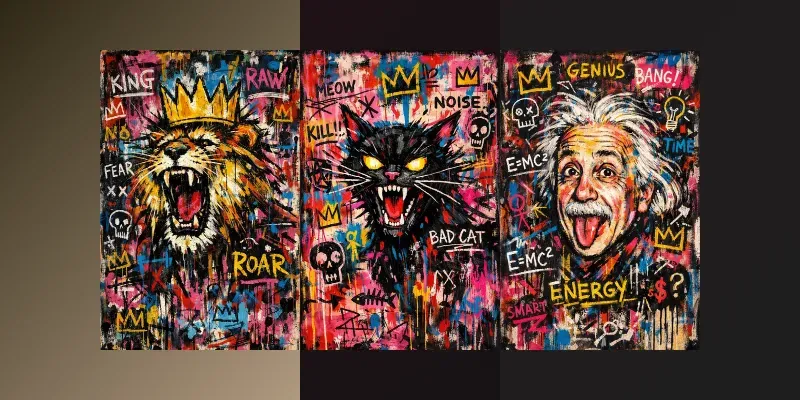 Neon Urban Expressionism Masterpieces generated by undefined