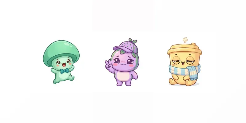 Cute Chibi Object Mascots Sd generated by undefined