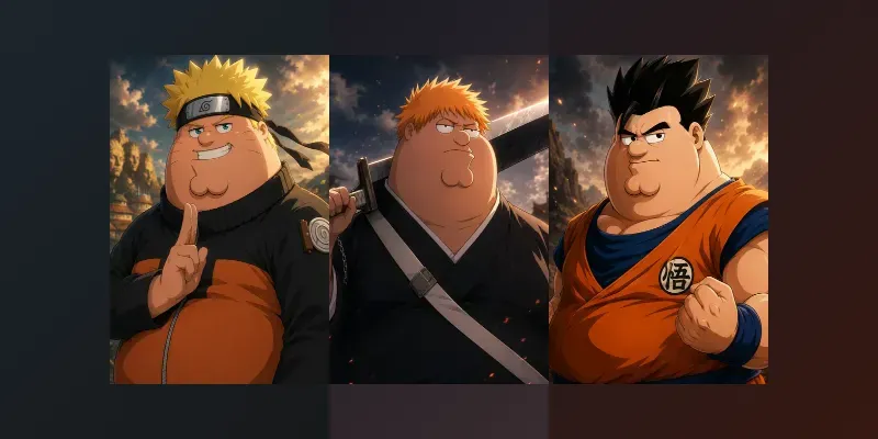 Peter Griffin Meme Character Art generated by undefined