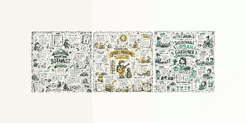 Visual Life Sketchnote Makers generated by undefined