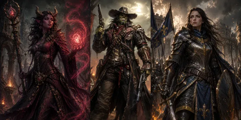 Fantasy Character Image Generator generated by undefined