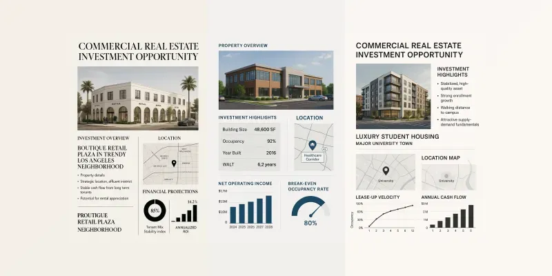 The Commercial Real Estate Proforma generated by undefined