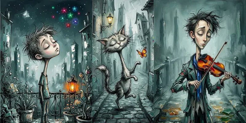 Whimsical Character Wall Art Creators generated by undefined