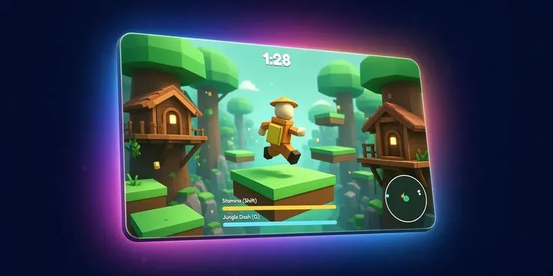 Jungle Chase Playable 3D Game Builder