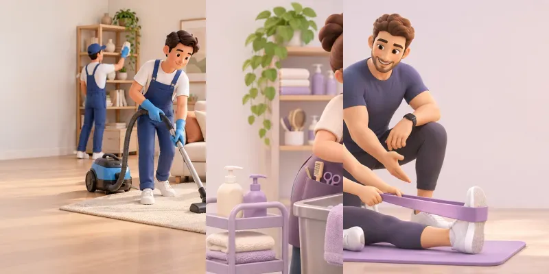3D Business Service Hero Illustrations