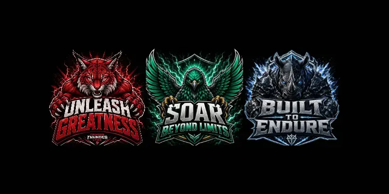 Power Beast Mascot Logo Forges generated by undefined