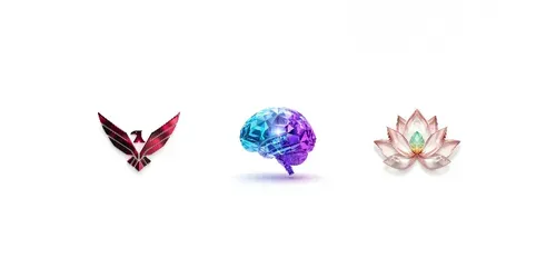 Logos 3D Lucid Glassmorphism generated by leonardo