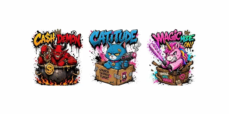 Urban Streetwear Mascot Vectors generated by undefined