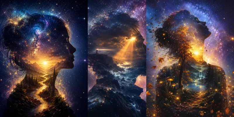 Cosmic Soul Portraits generated by undefined