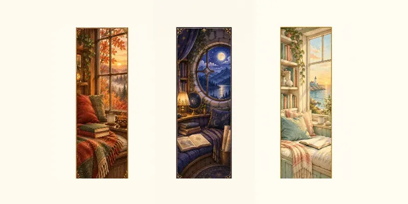 Storybook Reading Nook Bookmarks