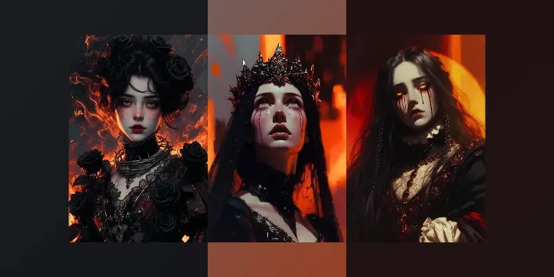 Gothic Chiaroscuro Dark Fantasies generated by undefined