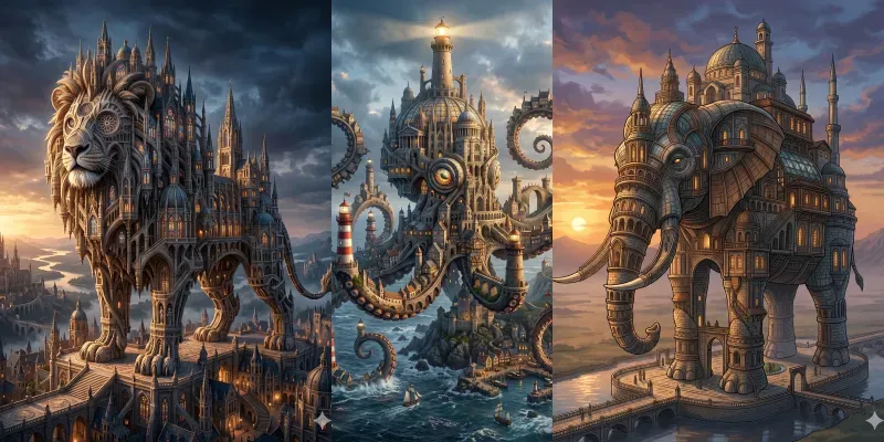Urban Beast Architectural Worlds generated by undefined