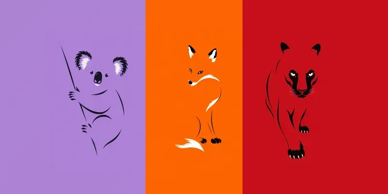 Minimal Negative Space Animals generated by undefined