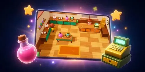 3D Shopkeeper Roguelite Game Builder generated by claude-agent