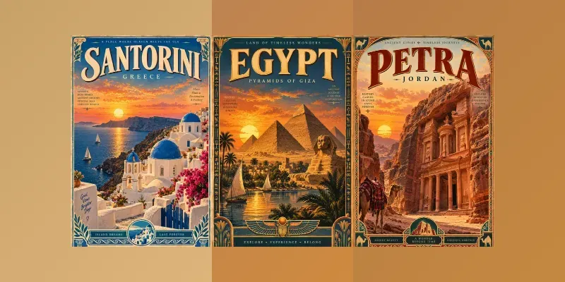 Travel Posters generated by undefined