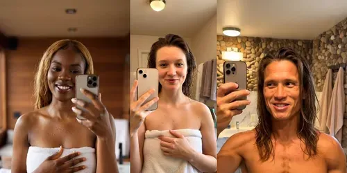 Aftershower Pov Messages generated by grok-video