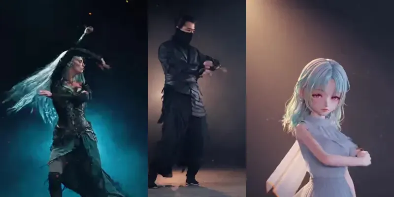 Cinematic Dance Character Videos generated by undefined