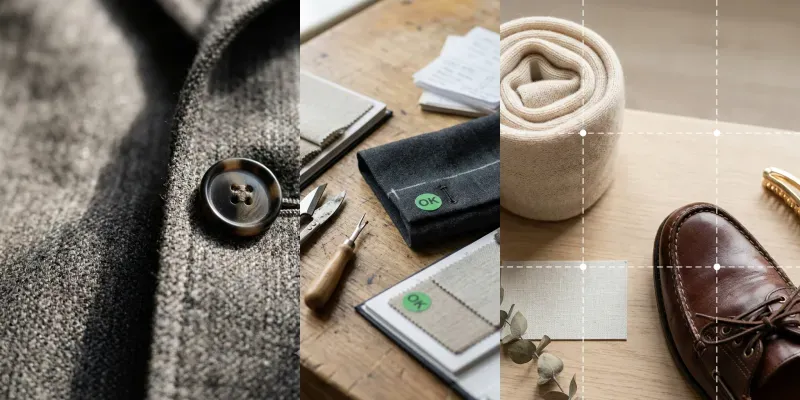 Textile Fiber Swatch Macro Photo Builders generated by undefined