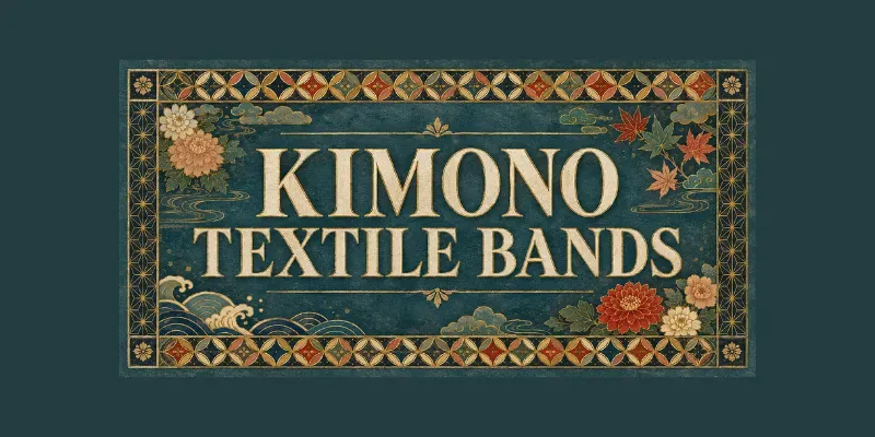 Kimono Textile Bands generated by undefined