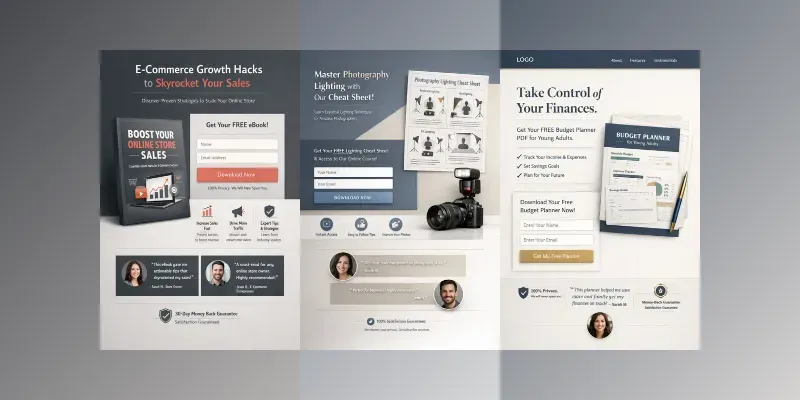 High End Email Capture Landing Pages generated by undefined