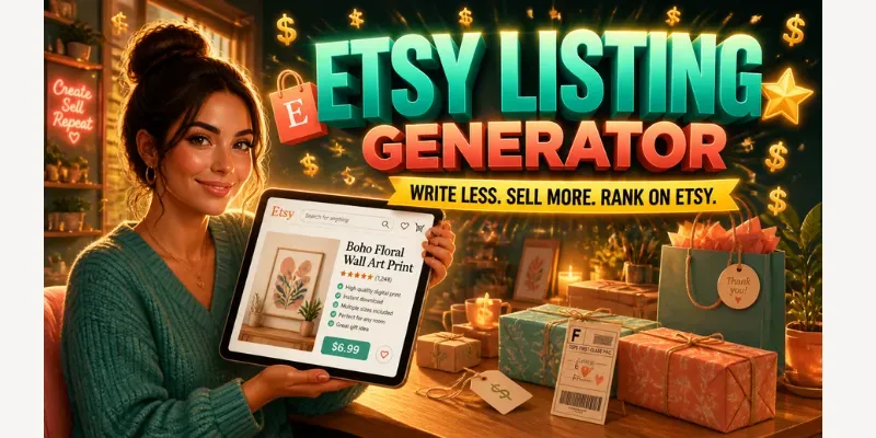 Etsy Product Listing Generator generated by undefined