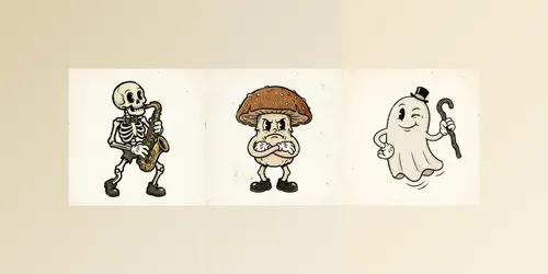 1930s Vintage Rubber Hose Cartoons generated by gemini-image