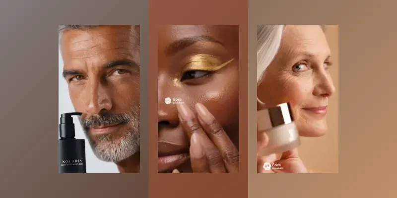 Hyper Realistic Skincare Ads Videos generated by undefined