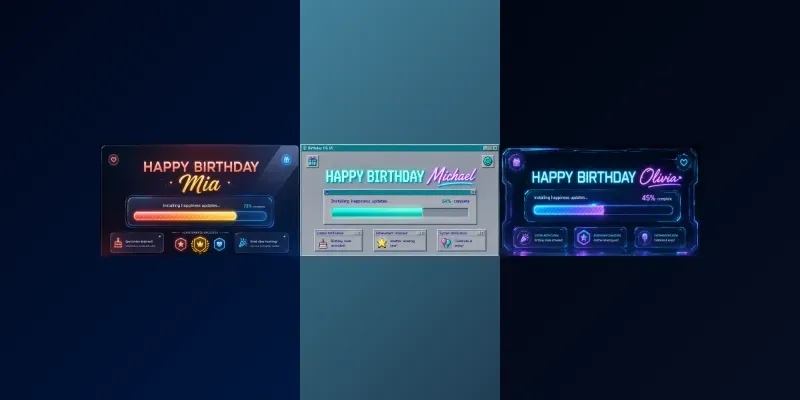 Birthday System Interface Generator generated by undefined