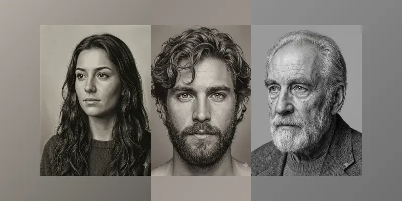 Hyperrealistic Pencil Portrait Generator generated by undefined