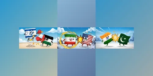 Nations Flag Battle Shorts generated by veo