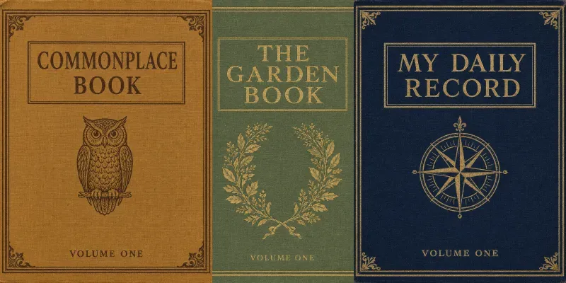 Junk Journal Antique Book Cover Designs generated by undefined
