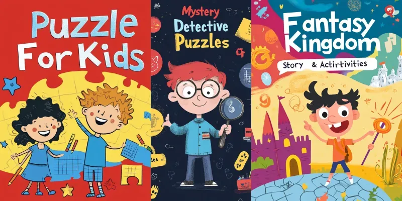 Kdp Super Fun Kids Activity Book Covers generated by undefined