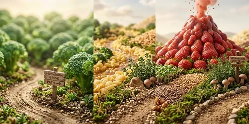 Micro World Food Landscapes generated by gemini-image