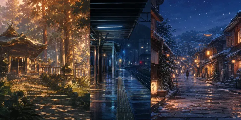 Anime Background Artists generated by undefined