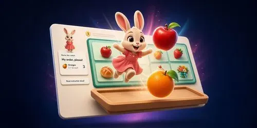 Rainbow Market Math Adventures generated by codex