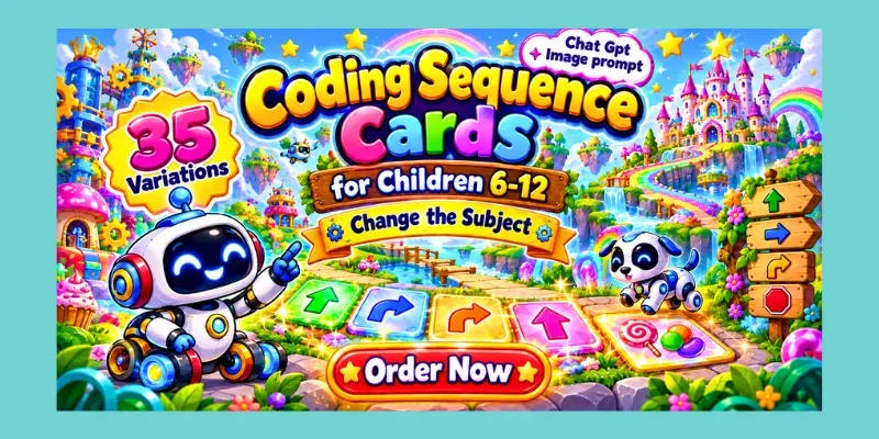 Coding Sequence Cards For Children 6 12