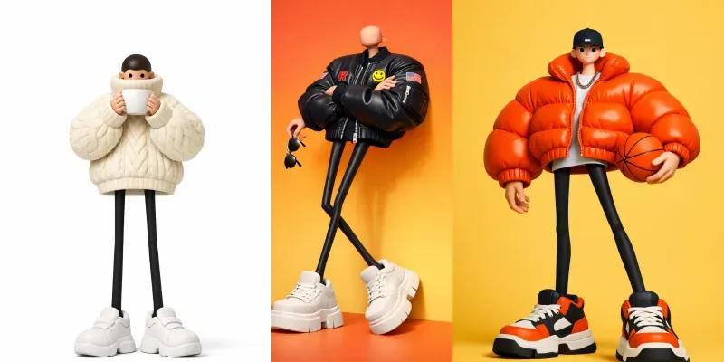 Stylized 3d Character generated by undefined