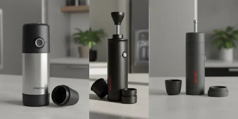 Portable Espresso Maker Ads Photos generated by undefined