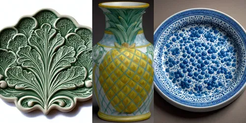 China Porcelain Fruits And Vegetables generated by midjourney